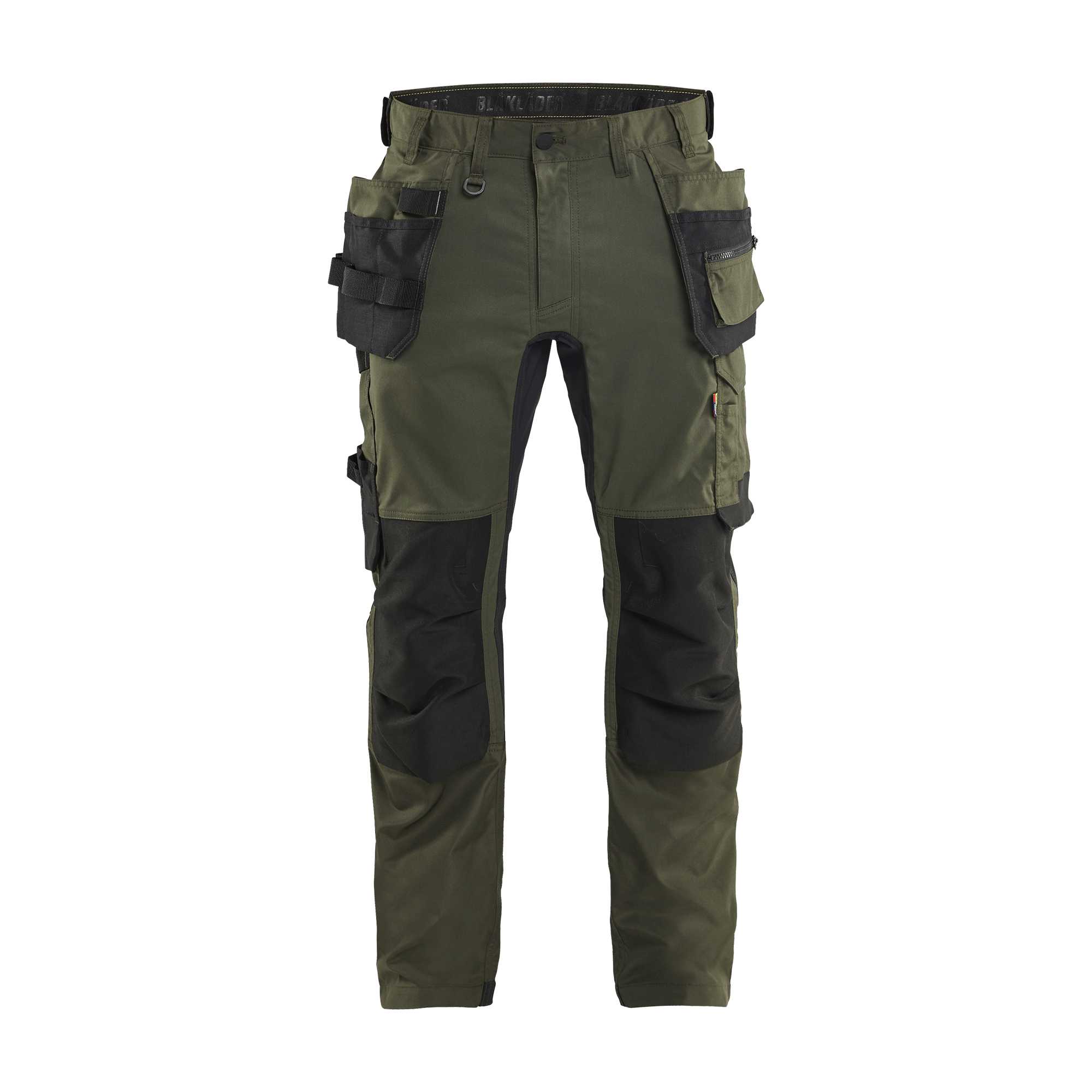 BLAKLADER 17501832 | Craftsman trousers with stretch Work Trousers Men - twill fabric
